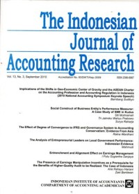 The Indonesian Journal of Accounting Research Vo.13 No.1 Januari 2010