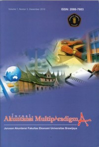 Jurnal Akuntansi Multiparadigma Vol.2 no.1 April 2011