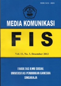 Media Komunikasi FIS Vol.11 No.3 Desember 2012