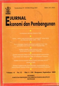 Jurnal Ekonomi dan Pembangunan Vol.10 No.17 Maret 2008