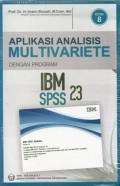 Aplikasi Analisis Multivariete dengan Program IBM SPSS 23 Edisi 8