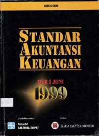 Standar Akuntansi Keuangan 1 Juni 1999 Buku Dua