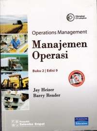 Manajemen Operasi Buku 2 Edisi 9