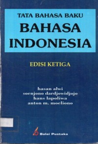 Tata Bahasa Baku Bahasa Indonesia Edisi Ketiga