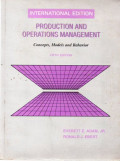 Production and Operations Management : Concepts, Models and Behavior