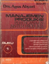 Manajemen Produksi Perencanaan Sistem Produksi Edisi 4