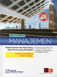 Manajemen : Kepemimpinan dan Kerja Sama dalam Dunia yang Kompetitif Edisi 10 Buku 2