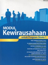 Modul Kewirausahaan : Untuk Program Strata 1