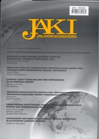 JAKI Jurnal Akuntansi dan Keuangan Indonesia Vol.11 No.2 Desember 2014