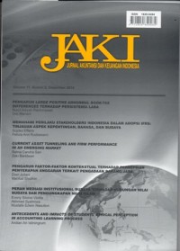 JAKI Jurnal Akuntansi dan Keuangan Indonesia Vol.7 No.2 Desember 2010